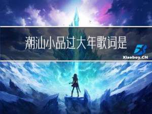 潮汕小品过大年歌词是什么