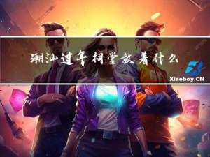 潮汕过年祠堂放着什么歌曲