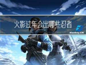 火影过年会出哪些忍者卡