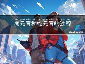 煮元宵和吃元宵的过程区别