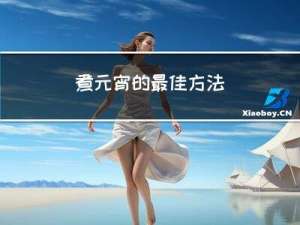 煮元宵的最佳方法