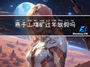 燕子山煤矿过年放假吗