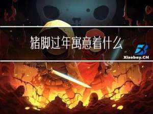 猪脚过年寓意着什么