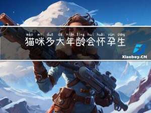 猫咪多大年龄会怀孕生孩子