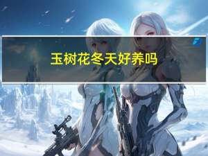 玉树花冬天好养吗