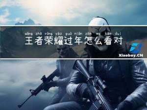 王者荣耀过年怎么看对局