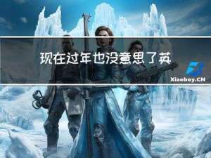 现在过年也没意思了英语