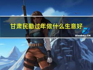 甘肃民勤过年做什么生意好