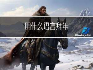 用什么语言拜年