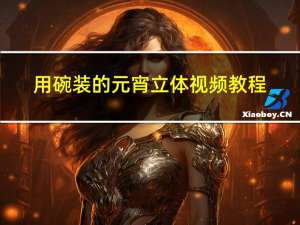 用碗装的元宵立体视频教程