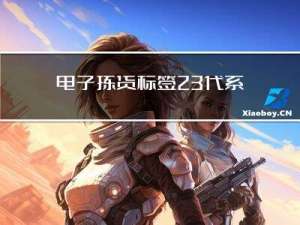 电子拣货标签23代系统简介