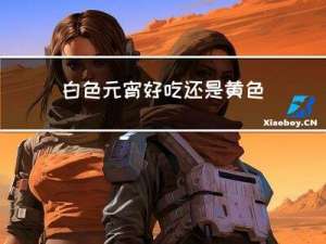 白色元宵好吃还是黄色元宵好吃