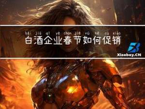 白酒企业春节如何促销