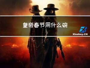 皇帝春节用什么碗