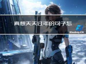 真想天天过年的句子怎么写