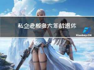 私企老板多大年龄退休