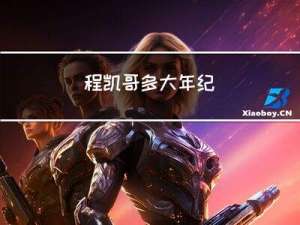 程凯哥多大年纪