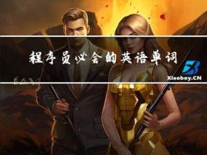 程序员必会的英语单词汇总，学习速度可提高10倍，偷偷超越你身边的大聪明