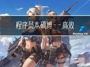 程序员+本硕博——高效软件