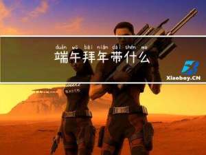 端午拜年带什么