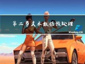 第二节：文本数据预处理