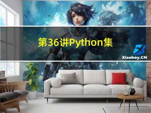 第36讲：Python集合元素的查、增、删操作