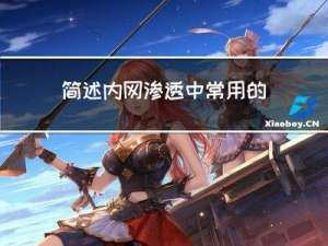 简述内网渗透中常用的隧道工具