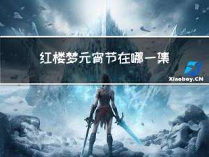 红楼梦元宵节在哪一集