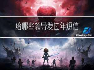 给哪些领导发过年短信给你