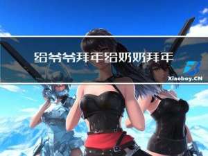 给爷爷拜年给奶奶拜年怎么说