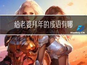 给老婆拜年的成语有哪些