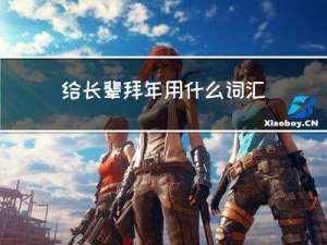 给长辈拜年用什么词汇形容