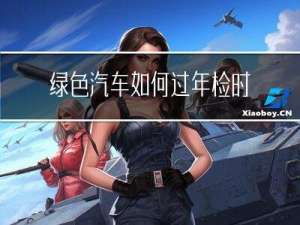 绿色汽车如何过年检时间