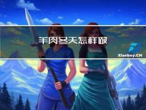 羊肉冬天怎样做