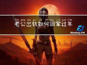 老公出轨如何回家过年