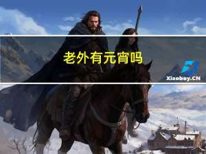 老外有元宵吗