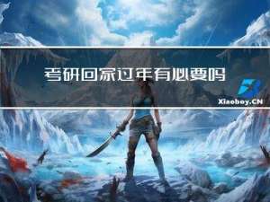 考研回家过年有必要吗吗