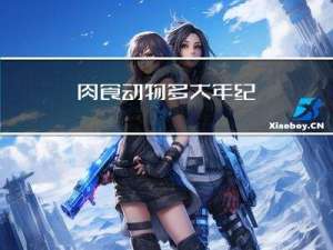 肉食动物多大年纪