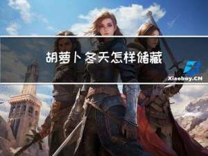 胡萝卜冬天怎样储藏