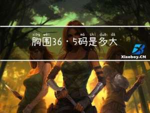 胸围36.5码是多大年龄