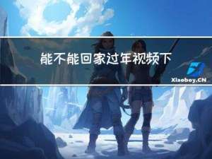 能不能回家过年视频下载