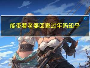能带着老婆回家过年吗知乎