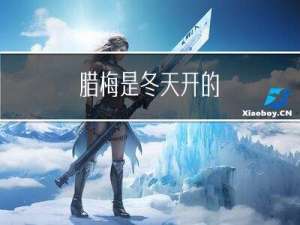 腊梅是冬天开的