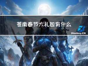 苍南春节大礼包有什么
