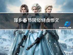 萍乡春节风俗特点作文