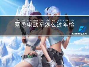 蓝色电动车怎么过年检