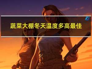 蔬菜大棚冬天温度多高最佳