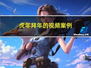 虎年拜年的视频案例