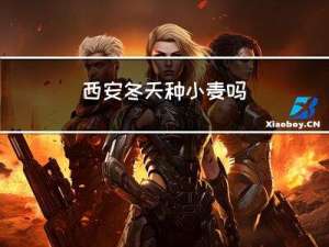 西安冬天种小麦吗