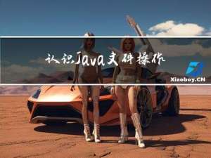 认识Java文件操作和IO流